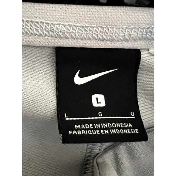 Nike mens size L baseball pants grey buttonfly pockets - Picture 7 of 7